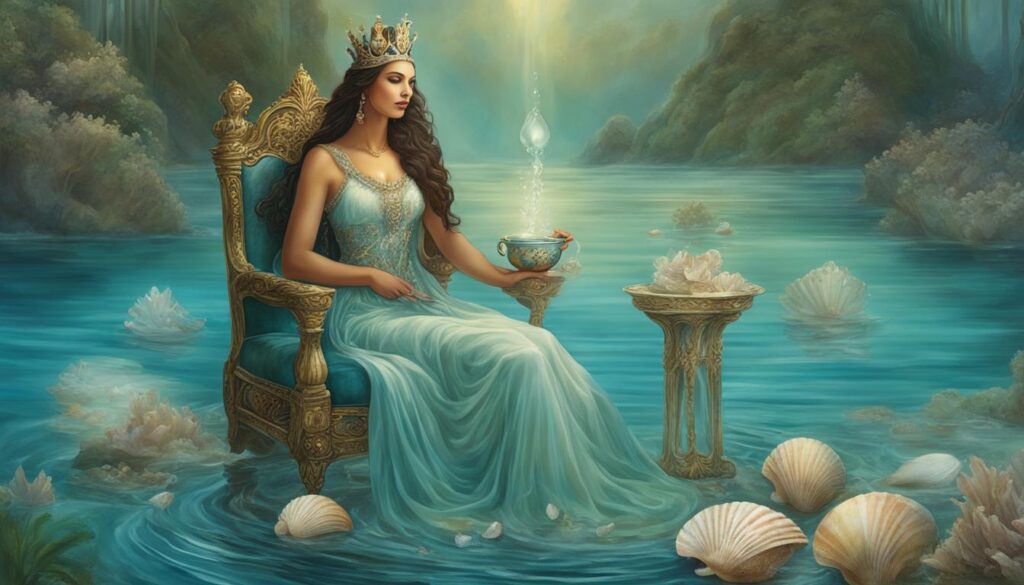 Queen of cups tarot card