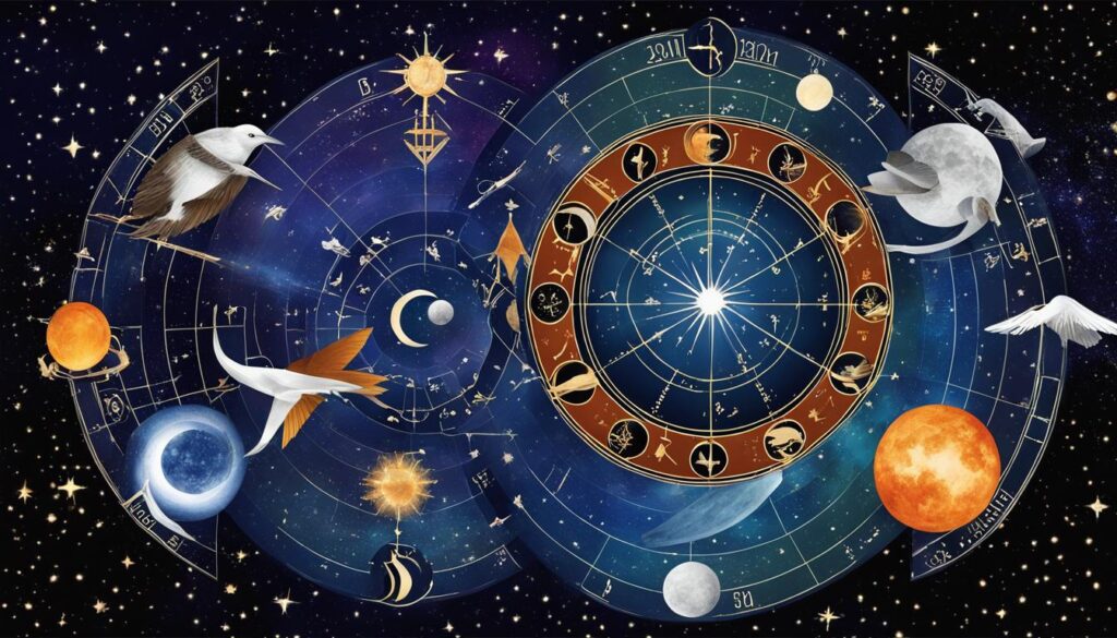 Astrological houses interacting with degree meanings
