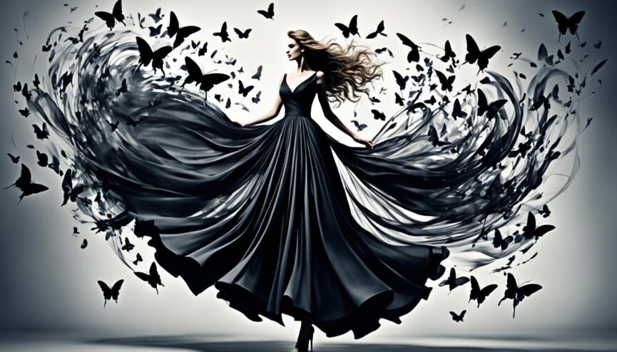 Black dress symbolism in dreams