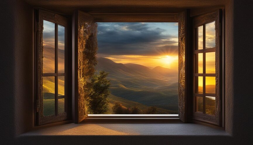 Dream symbolism of closed window