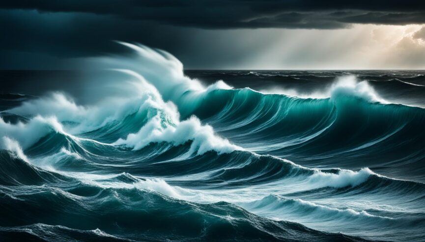 Dream symbolism of stormy ocean