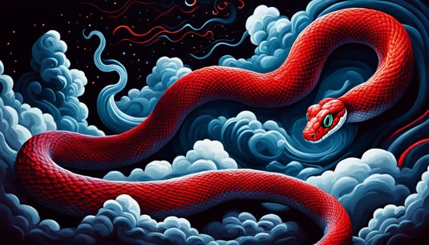 Red snake dream meaning