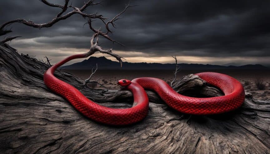 Red snake dream symbolism