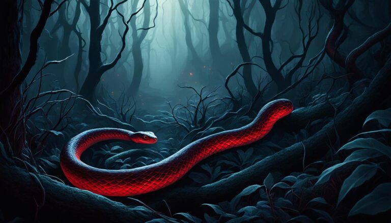 What is the meaning of dreaming a red snake