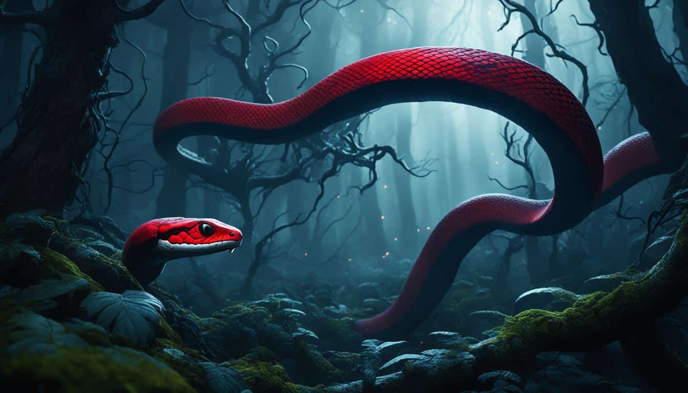 what is the meaning of dreaming a red snake